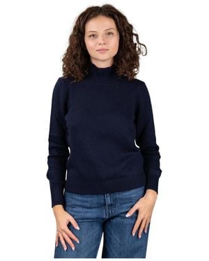 Gran Sasso Truien & Vesten ,Blauw ,Turtleneck Trui