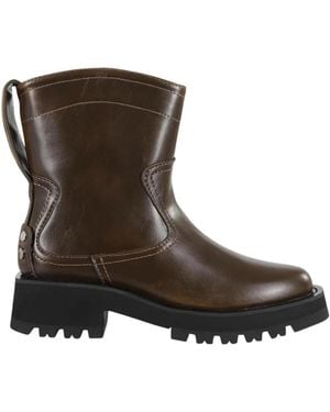Ganni Ankle Boots - Brown