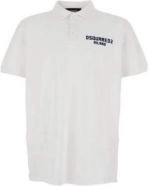 DSquared² Polo Shirts - Bianco