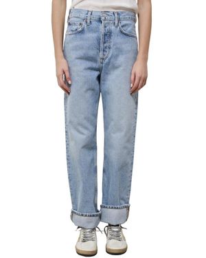 Agolde Straight Jeans - Bleu