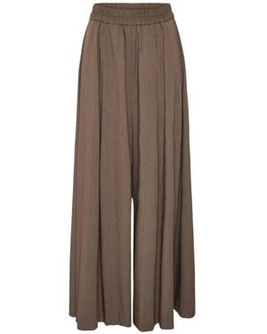 Inwear Wide Trousers - Marrón