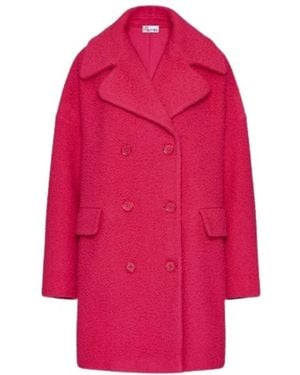 RED Valentino Double-Breasted Coats - Pink
