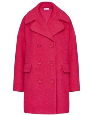 RED Valentino Stilvoller mantel casentino stoff - Pink
