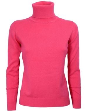 Cashmere Company Turtlenecks - Pink