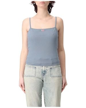 DIESEL Sleeveless Tops - Azul