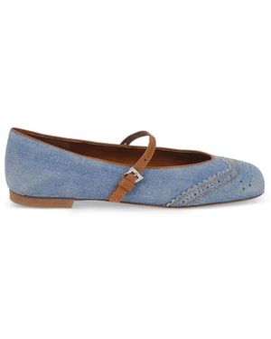 Ermanno Scervino Ballerina Shoes - Blue