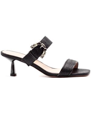 Roberto Festa Heeled Mules - Black