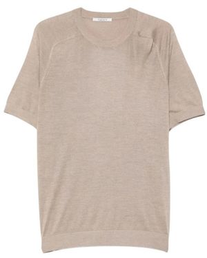 Kangra Round-Neck Knitwear - Natural