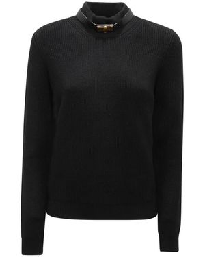Elisabetta Franchi Turtlenecks - Black