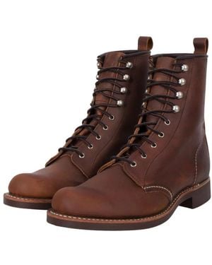 Red Wing Lace-Up Boots - Brown