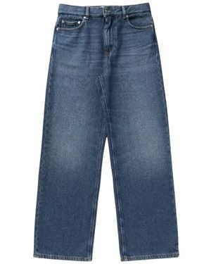 Ganni Loose-Fit Jeans - Blue