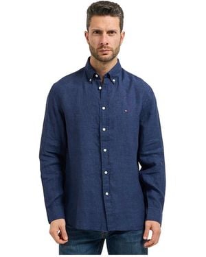 Tommy Hilfiger Casual Shirts - Blue