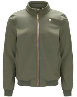 K-Way Bomber Jackets - Green