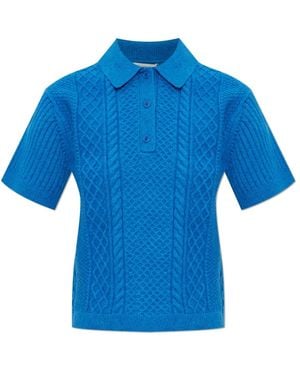 JW Anderson V-Neck Knitwear - Azul