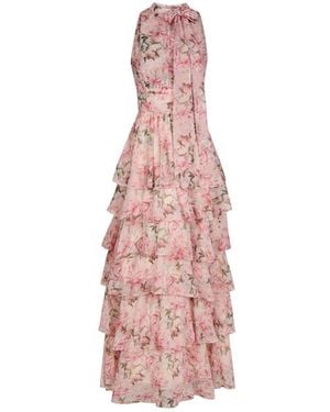 Neo Noir Maxi Dresses - Rosa