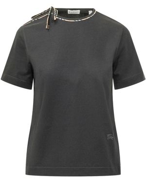 Burberry T-Shirts - Black