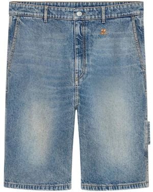 Courreges Denim Shorts - Azul