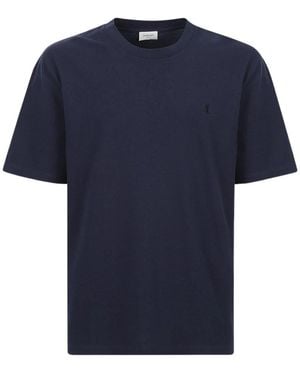 Saint Laurent T-Shirts - Blue