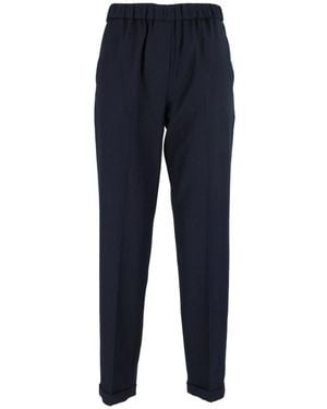 Antonelli Slim-Fit Trousers - Bleu