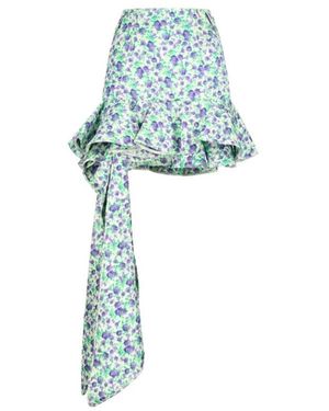 Rabanne Rokken ,Veelkleurig ,Leer Liberty Mini Ruffle Print Rok - Blauw