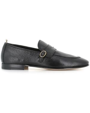 Officine Creative Schoenen ,Zwart ,Leer Oliver 011 Penny Loafer