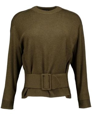 Nenette Round-Neck Knitwear - Verde