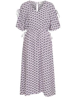 Ichi Midi Dresses - Purple