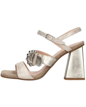 Floris Van Bommel Schoenen ,Geel ,Leer Tahli Sandal - Naturel