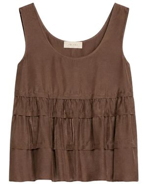 iBlues Sleeveless Tops - Brown