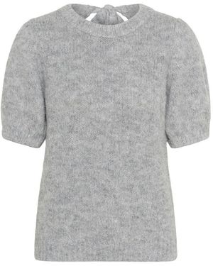 Kaffe Round-Neck Knitwear - Gris
