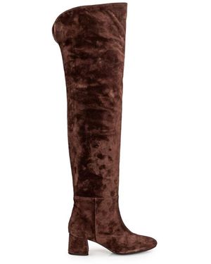 Anna F. Over-Knee Boots - Brown