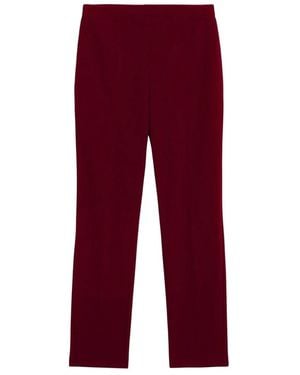 Oltre Slim-Fit Trousers - Rood