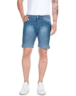 Replay Denim Shorts - Azul