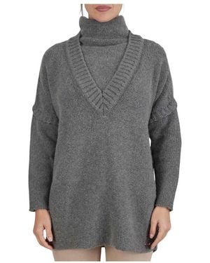 Kiton Turtlenecks - Grey