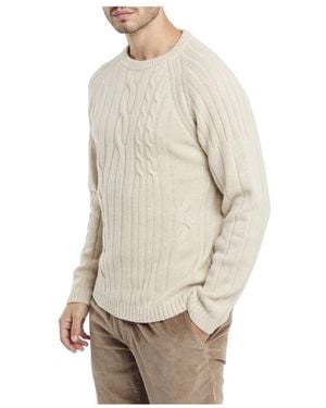 Daniele Fiesoli Round-Neck Knitwear - Natural