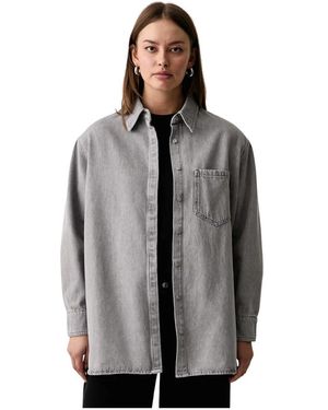 Trussardi Denim Shirts - Grigio