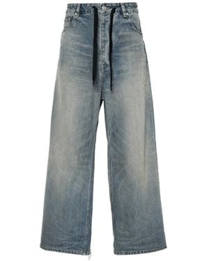Balenciaga Wide Jeans - Blauw