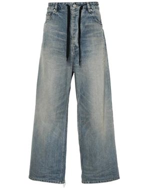 Balenciaga Wide Jeans - Blauw