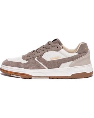 Pantofola D Oro Niedrige Vitello Wildleder Sneakers - Weiß
