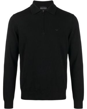 Emporio Armani Polo Shirts - Black