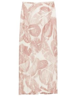 Alysi Midi Skirts - Pink