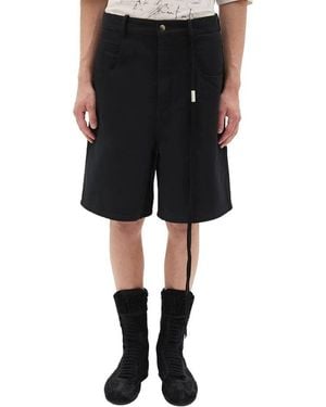 Ann Demeulemeester Denim Shorts - Black