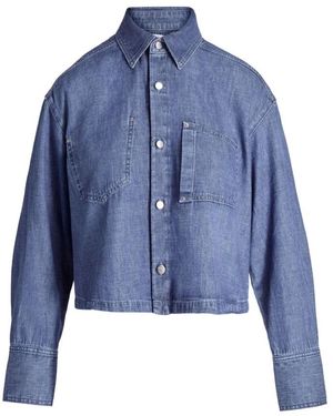 PNTS 27 The Suit Up Blouse - Blau