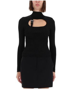 Versace Jeans Couture Rollneck Pullover - Schwarz