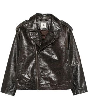 THE GARMENT Leather Jackets - Black