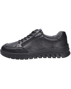 Waldläufer Herren Schnürschuh H-Bruno - Schwarz