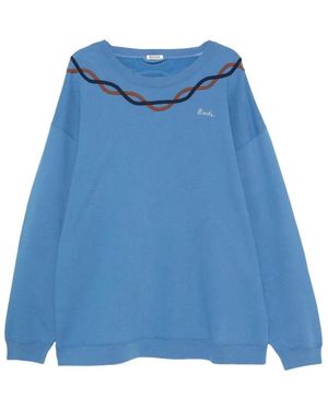 Bode Mrf26Cs001 Pullover - Blau