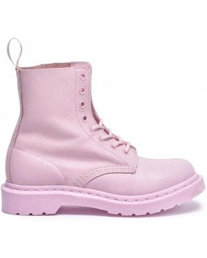 Dr. Martens Lace-Up Boots - Rose