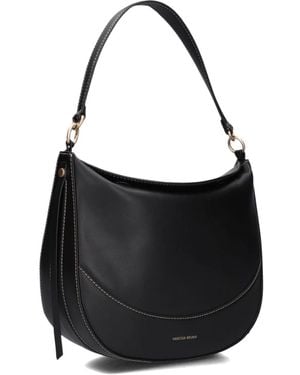 Vanessa Bruno Schwarze Leder-Schultertasche Daily