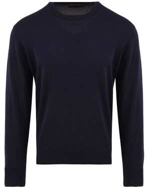 FILIPPO DE LAURENTIIS Round-Neck Knitwear - Blue